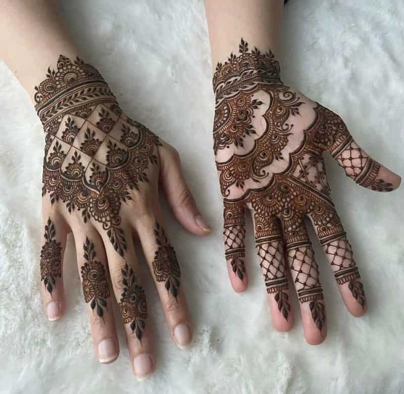 تصویر 3 از حنا هندی فندقی طبیعی با تناژ رنگی زیبا برای موها